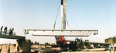 Démontage et montage de la structure du pont Bayech - Gafsa - SNCFT